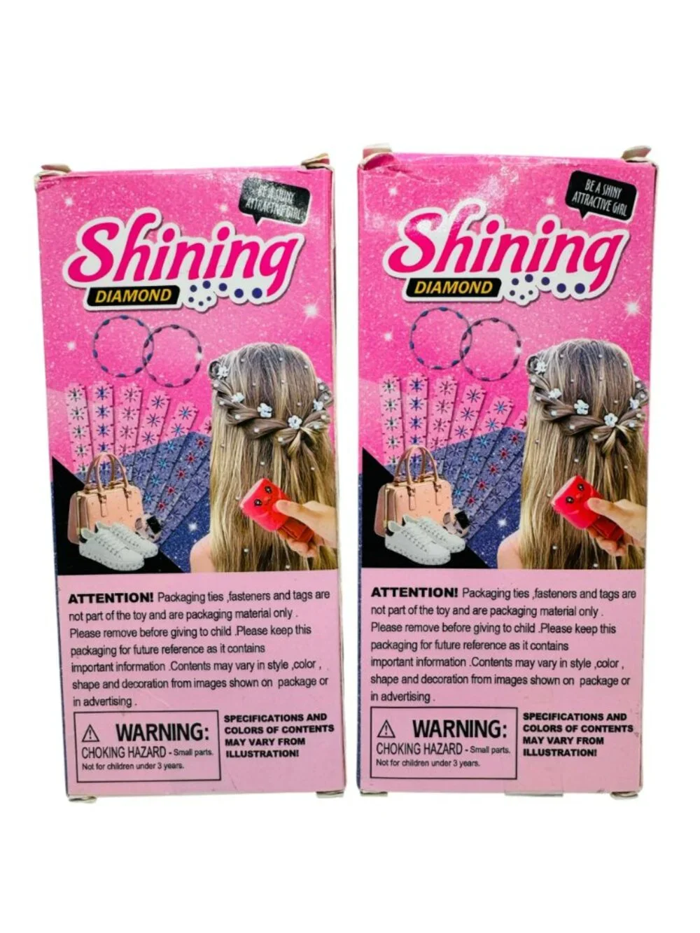2 pack Shining Diamond Jewel Refill Set For Girls Ages 6+ Creative Accessories